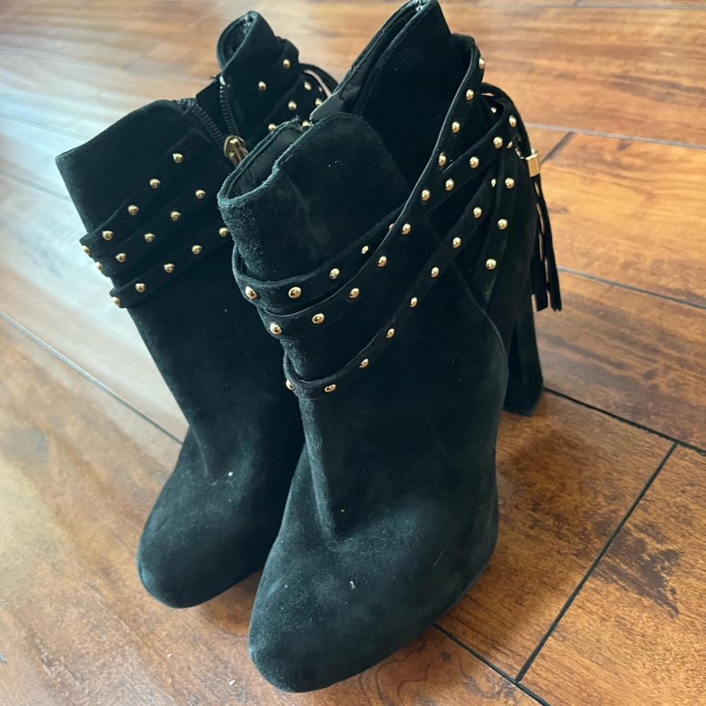 Jessica Simpson tassel booties